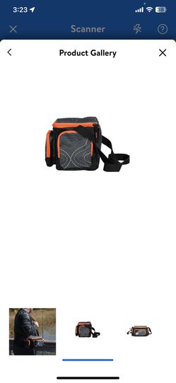 Ozark Trail Fishing Soft Sided Small Tackle Bag with 3 Tackle
