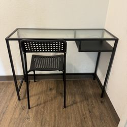 IKEA Chair And Desk/vanity 