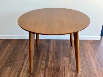 Expandable Dining Table – 42" Round to 60" Oval