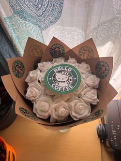 Hello Kitty Coffee bouquet