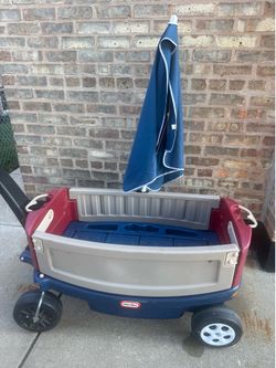 Little Tikes Wagon For Toddlers With Umbrella