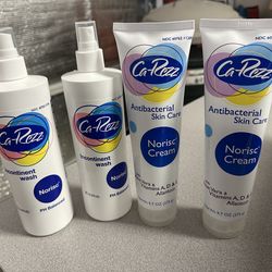 Incontinent wash & antibacterial cream