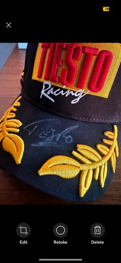 Tiesto racing F1 Hat- Signed By Tiesto