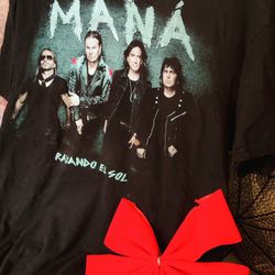 Rare 2019 MANA MUSIC BAND CONCERT T-SHIRT TEE SIZE LARGE 