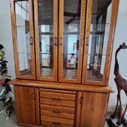 Oak Hutch