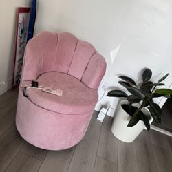 Pink Cushion Chair
