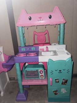 Kids Play Kitchen and Baby Doll Set