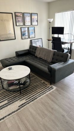 Nice leather couch