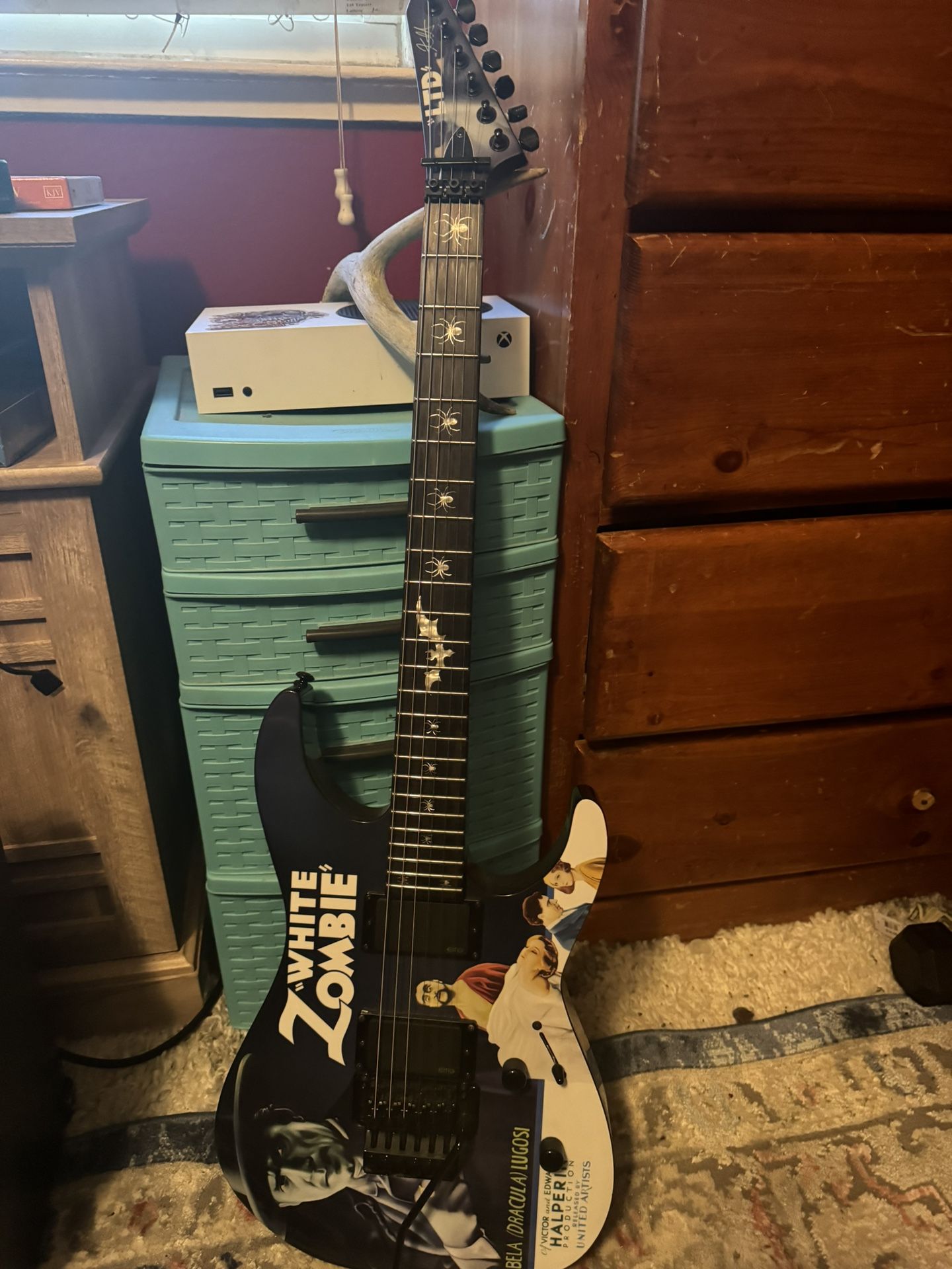 White Zombie ESP Guitar