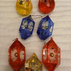Jewel Bright Vintage Ornaments 