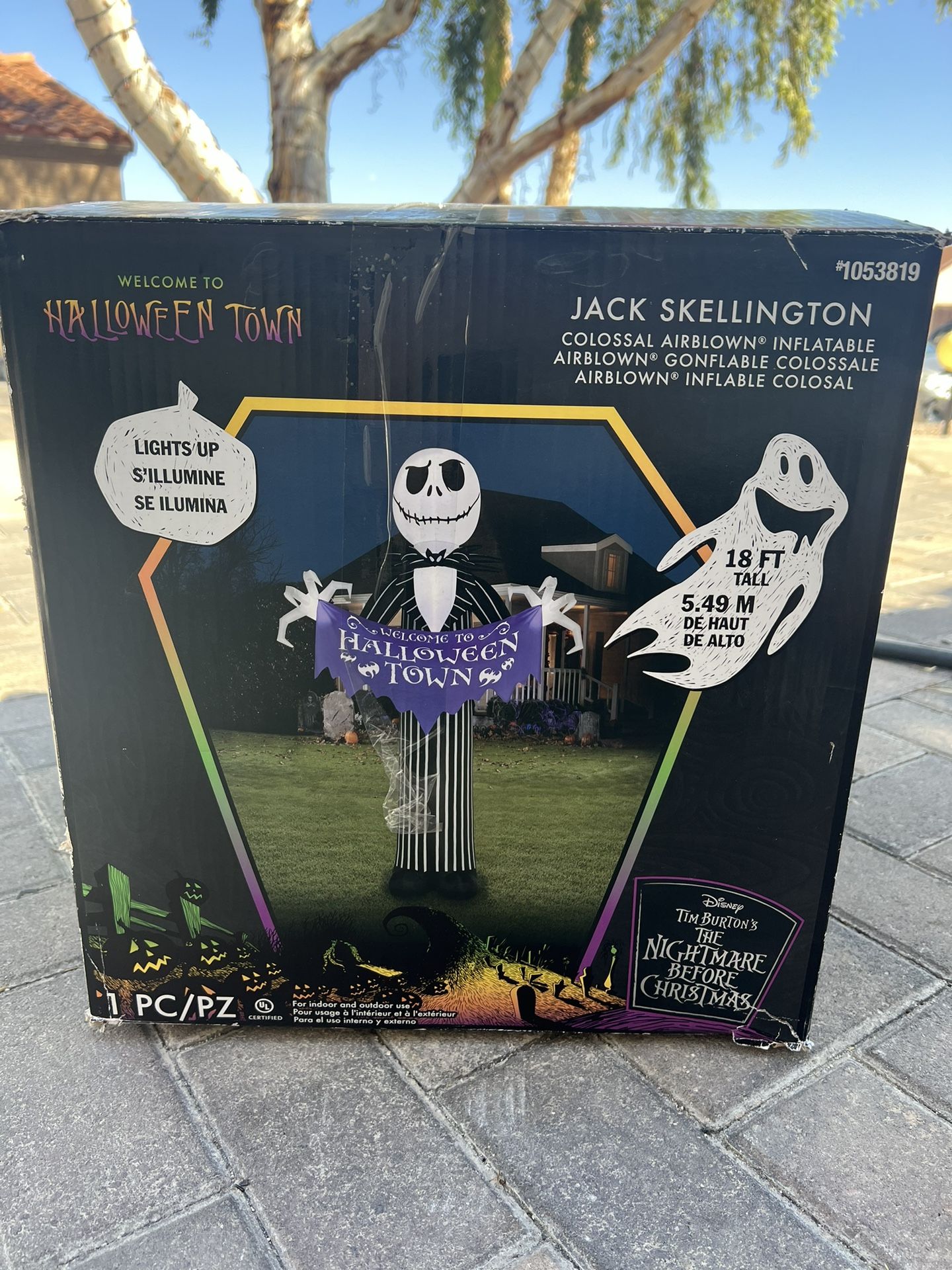 18ft Colossal Jack Skellington Halloween Inflatable 2021 RARE