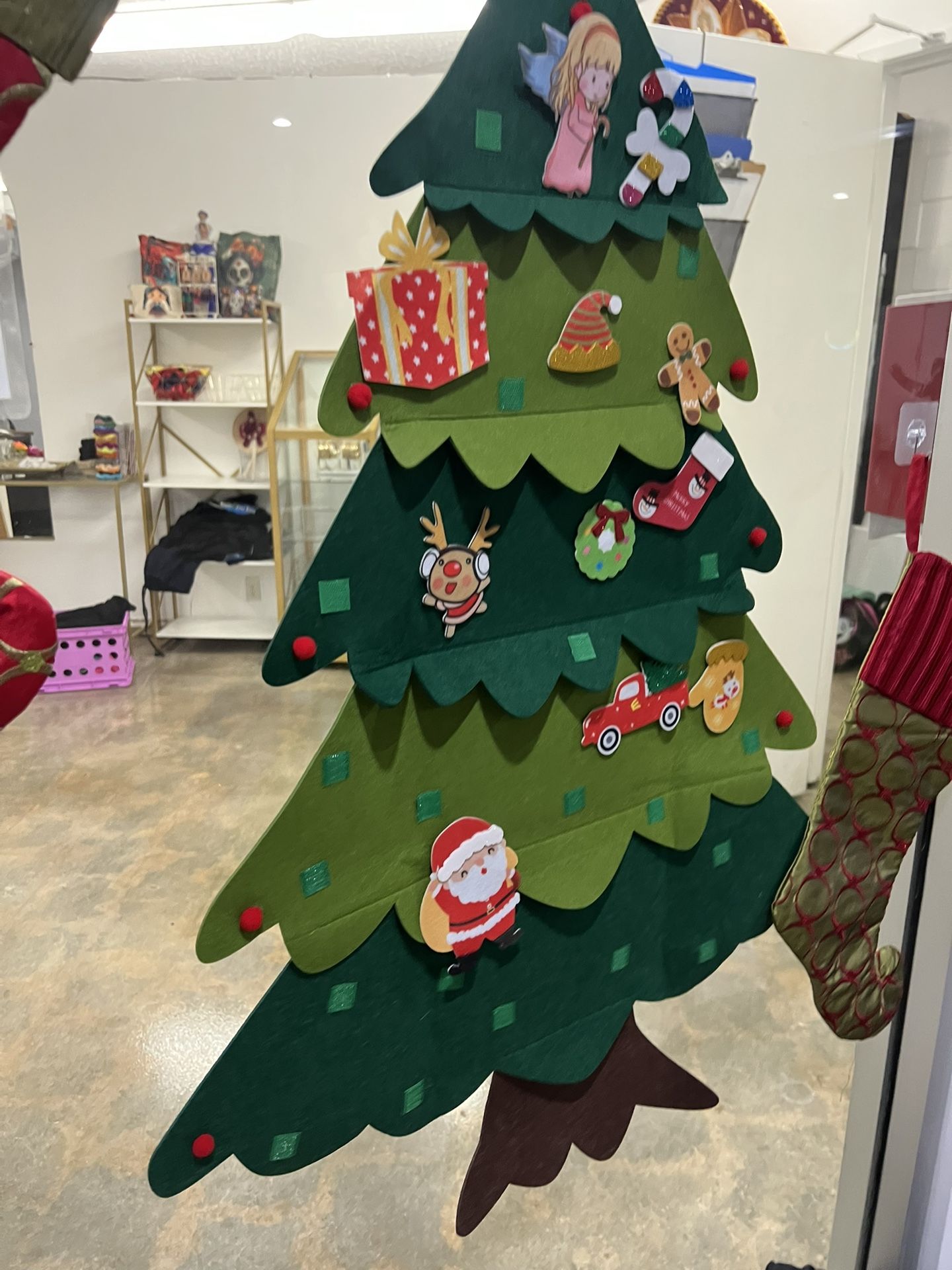 Xmas Tree Decor With Velcro Accessories for Sale in West Covina, CA ...