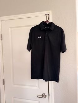 Men’s Large Under Armour Black Polo Shirt