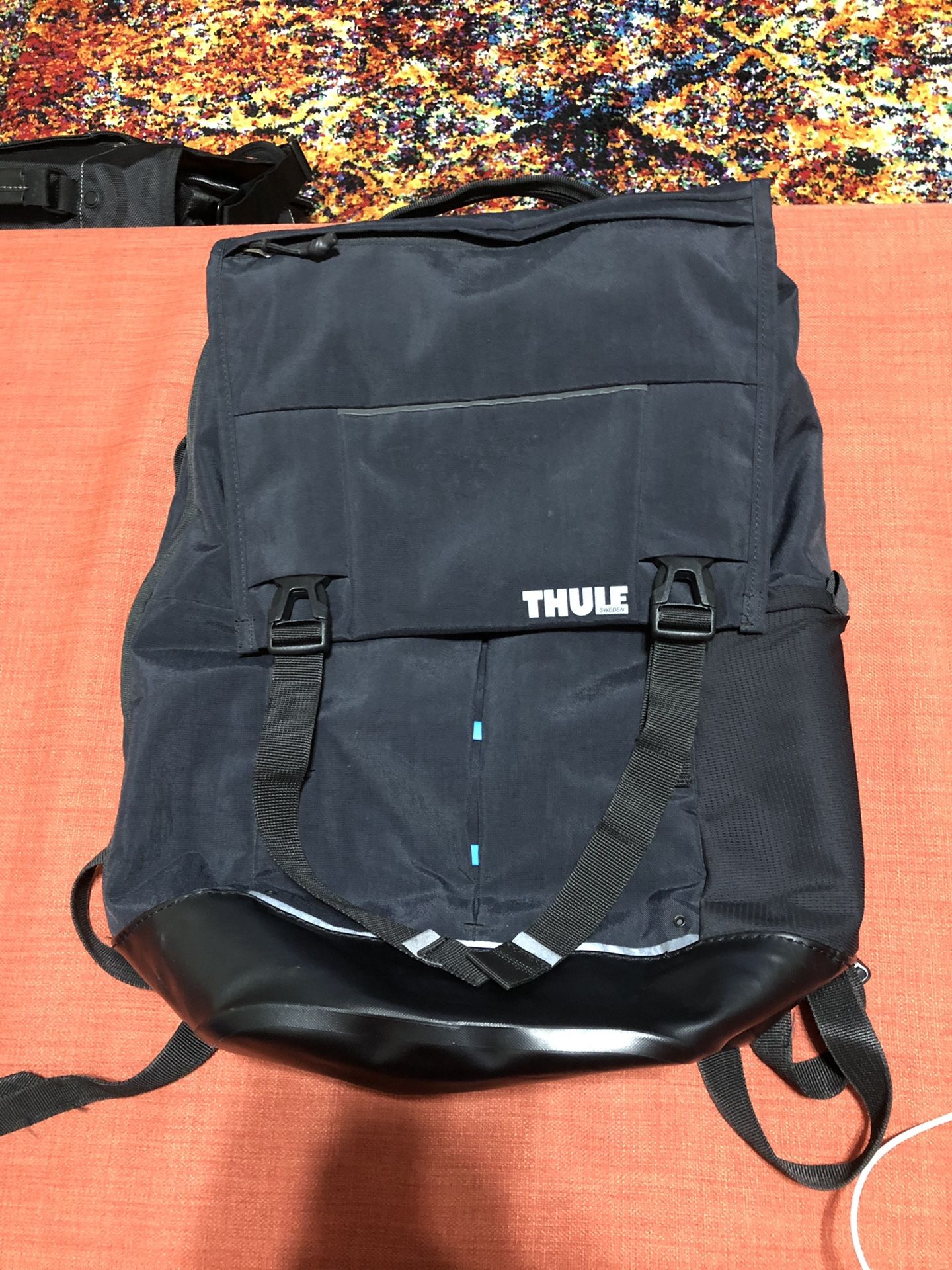 Thule Paramount 29L blue laptop backpack