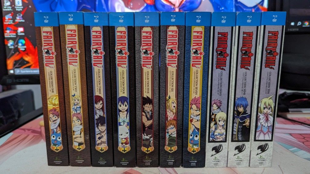 Fairy Tail Collection 1-10 Blu Ray DVD Combo