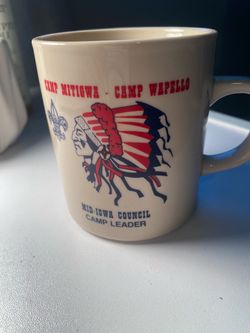 Boy Scouts Camp Mitigwa Wapello Ceramic Mug