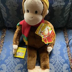 Macy’s Limited Edition Curious George Plush With Mini Book