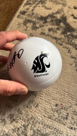 Washington State cougars mini basketball autographs