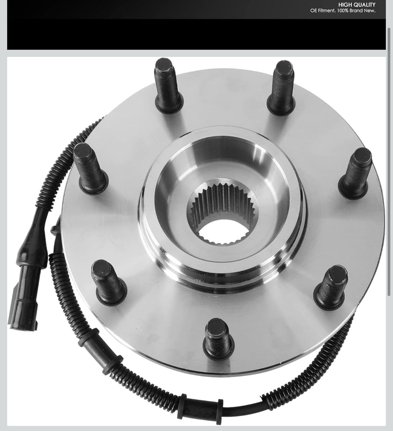 New in box DNA MOTORING OEM-WHA-0137 Front Wheel Bearing Hub Assembly Compatible with 2000-2003 F150 / 2004 F150 Heritage / 1(contact info removed) F2