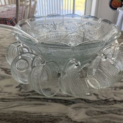 1950’s Punch Bowl Set