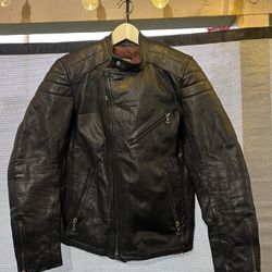 Vintage Leather Biker Motorcycle Leather Jacket