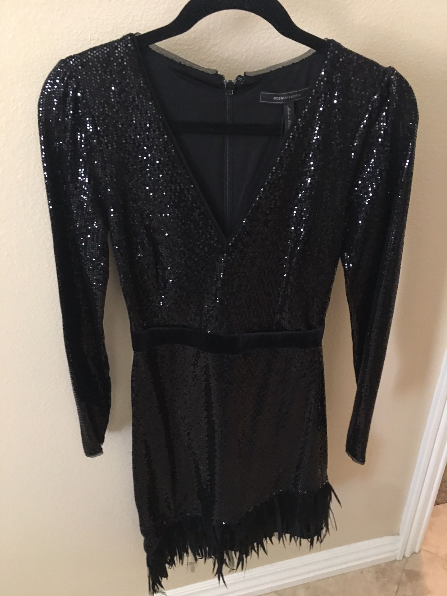BCBG Maxazria Fancy Cocktail Black XXS New Dress