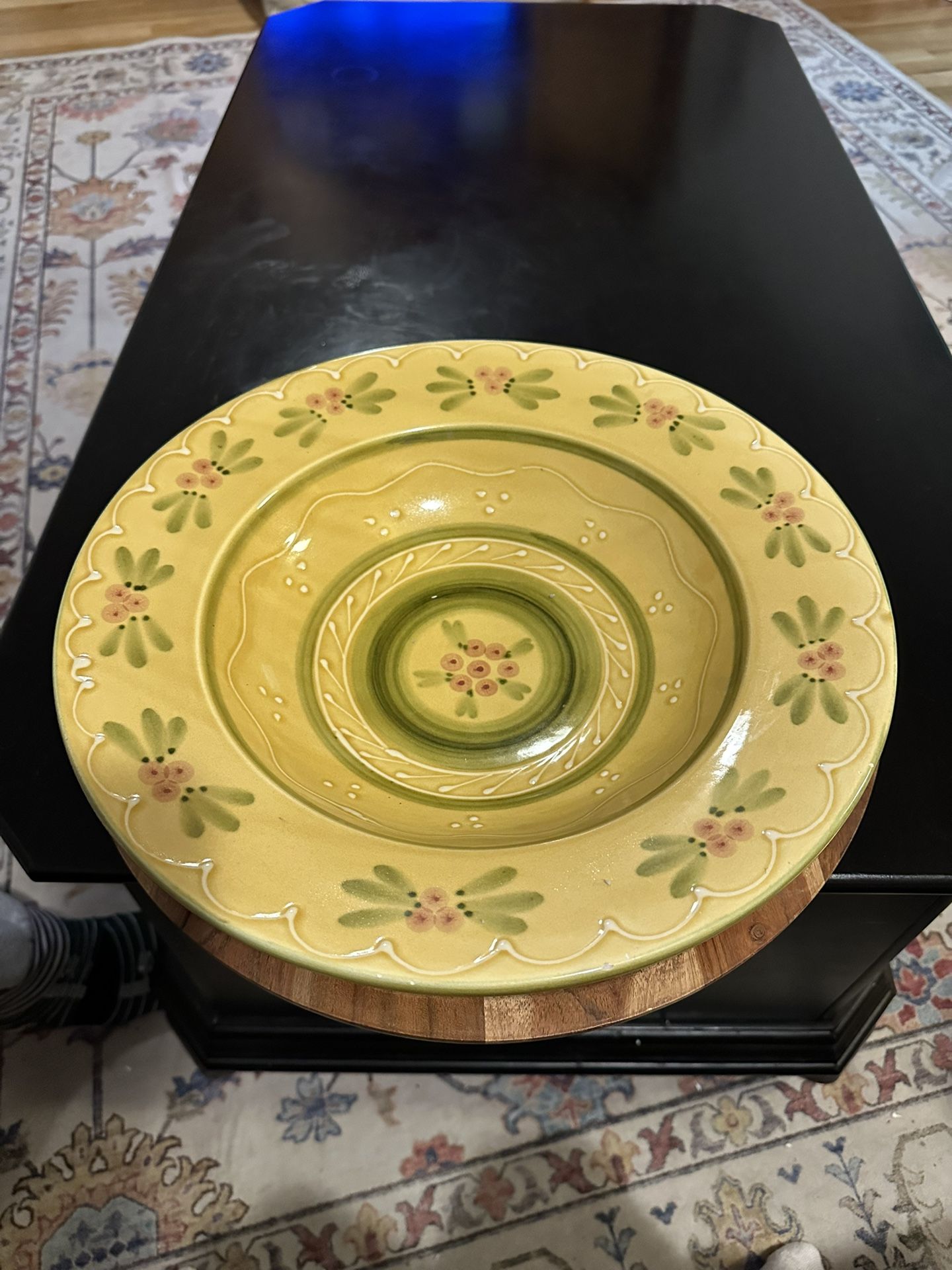 VTG WILLIAMS SONOMA Ceramiche Large 14" Provence Serving Salad Bowl