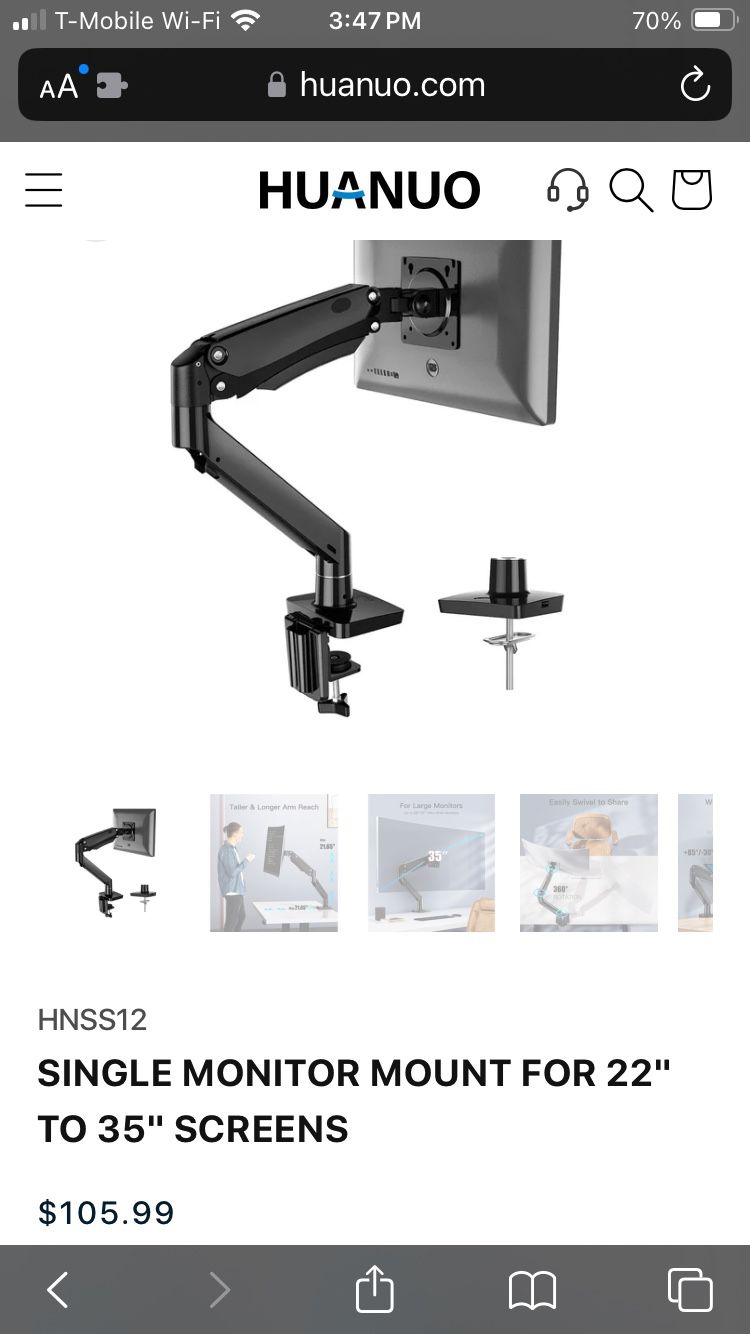 22-35in Monitor Mount