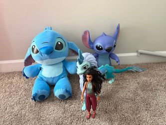 Disney Stitch Raya Sisu Toy Bundle