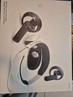 Dell visor with controllers