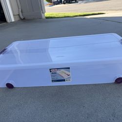 Sterilite Wheeled Under bed Storage 60qt