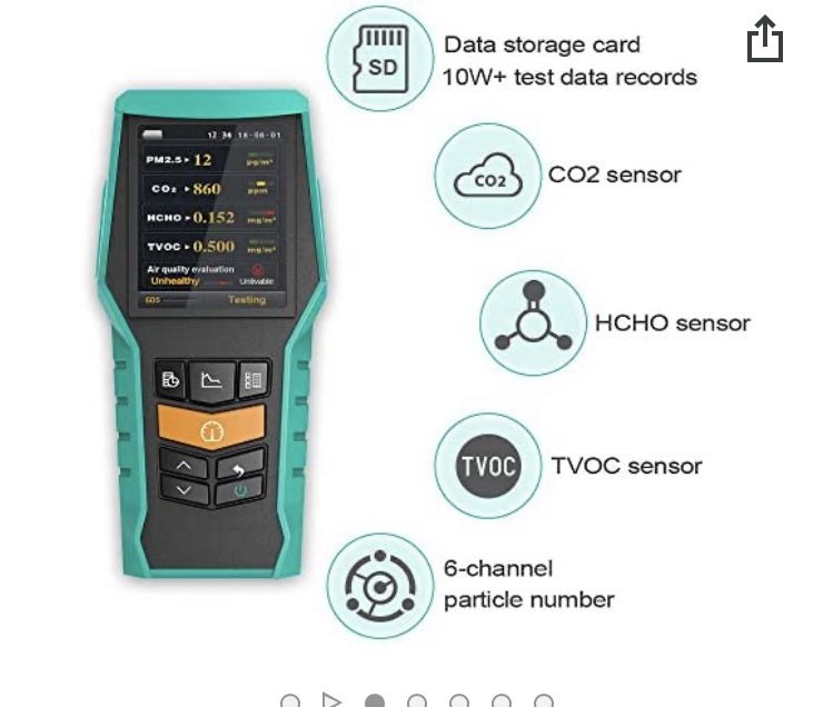 BLATN Smart 128s Air Quality Monitor Indoor
