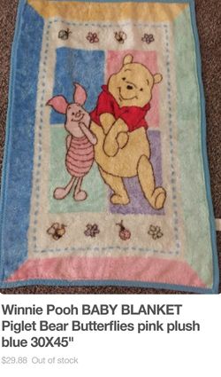 Winnie the pooh and piglet blanket hotsell