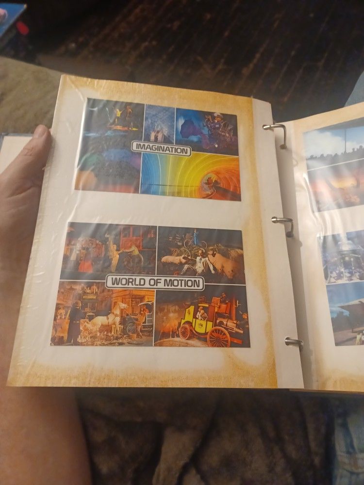 A binder filled with over a  140 Postcards from around the country
