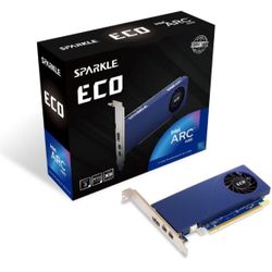 Sparkle Intel Arc A310 ECO, 4GB GDDR6, 50W TBP, Short Bracket is Included, Low-Profile, Single Fan, Single Slot, HDMI x1, Mini DisplayPort x2, SA310C-
