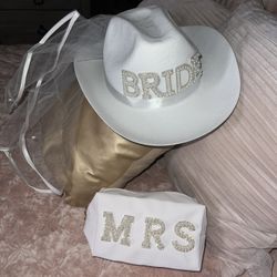 Bride Cowgirl Hat