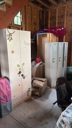 Cabinet and locker