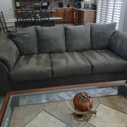Microfiber Loveseat and Couch