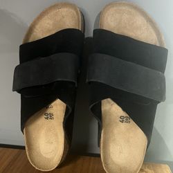 Birkenstock Women’s Kyoto Grip Suede Slides 