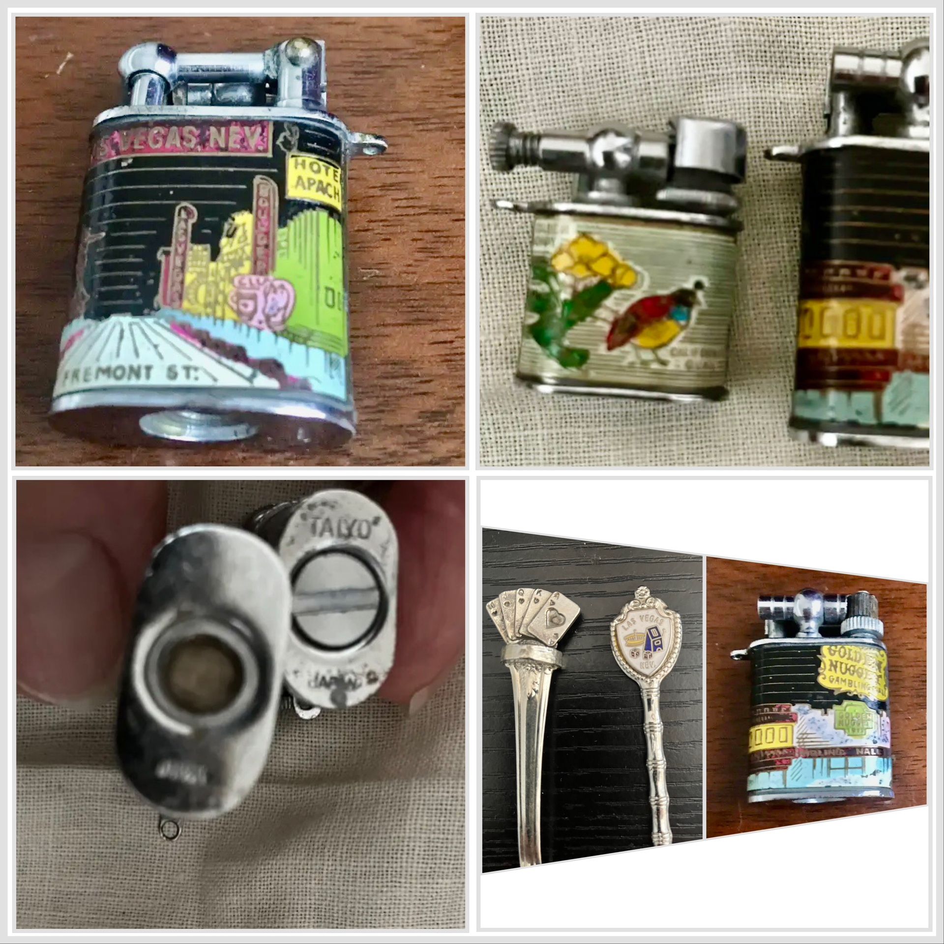 Las Vegas, Nevada Memorabilia Lot of 4 Items 1960s