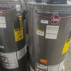 New Water Heater Rheem Performance Platinum 