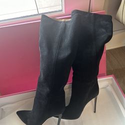 Paris Texas Pointed Toe Knee High Boots