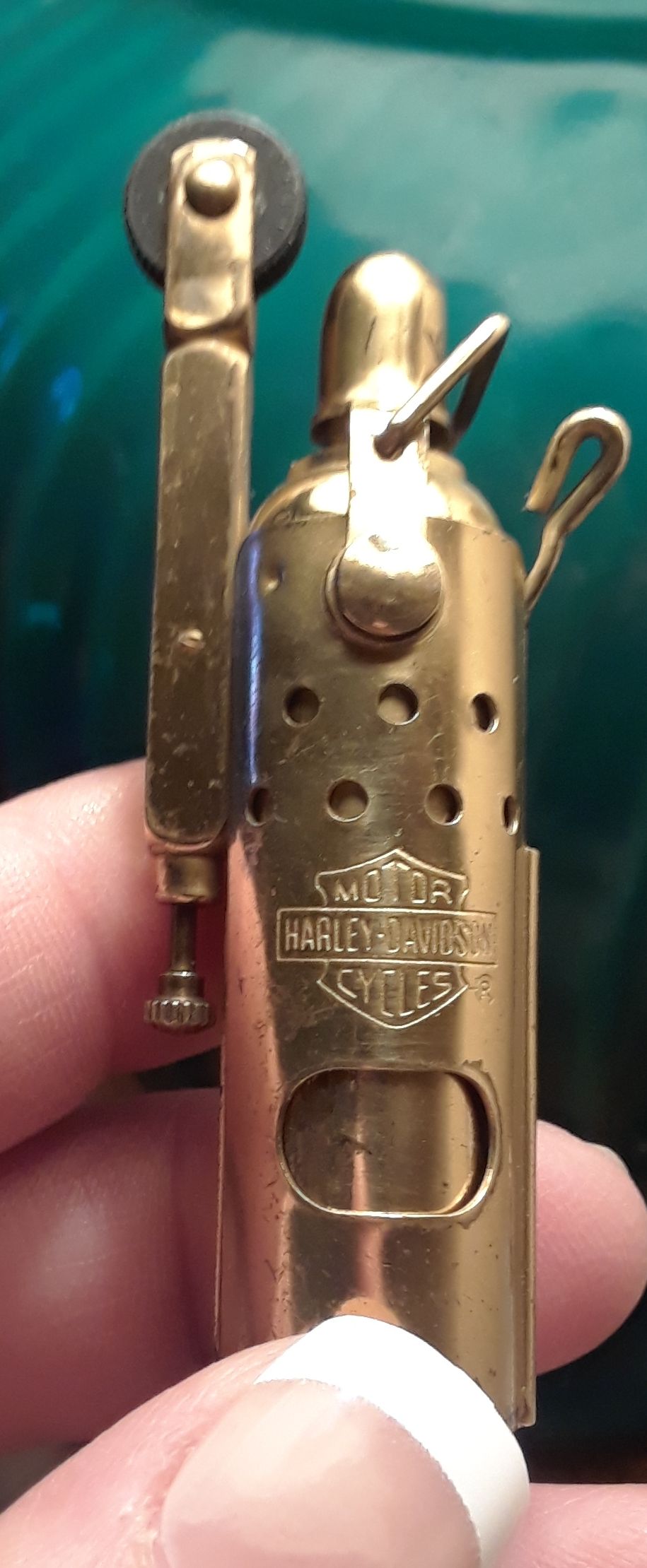 Harley-Davidson Solid Brass Trench Lighter-Rare -