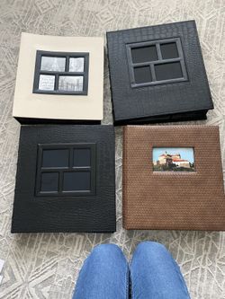 Selling 4 Beautiful Leather Albums