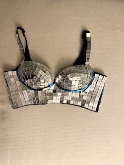Luxury Mirror Rave / Festival Outfit For Female