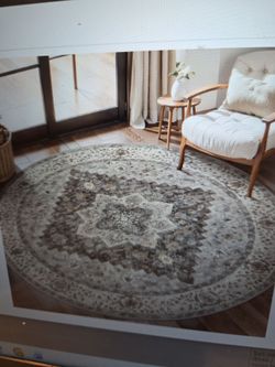 Tangsoo Washable Round Rug 4 ft.