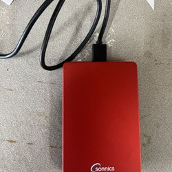 Sonnics 1 TB External Portable Hard Drive Windows PC Mac Smart TV Xbox PS4 PS5