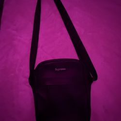 Supreme Leather Shoulder Bag