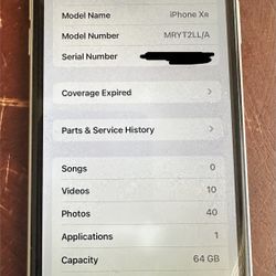 UNLOCKED 64GB IPHONE XR CRACKED BACK