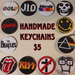 Handmade Custom Keychain Stocking Stuffers